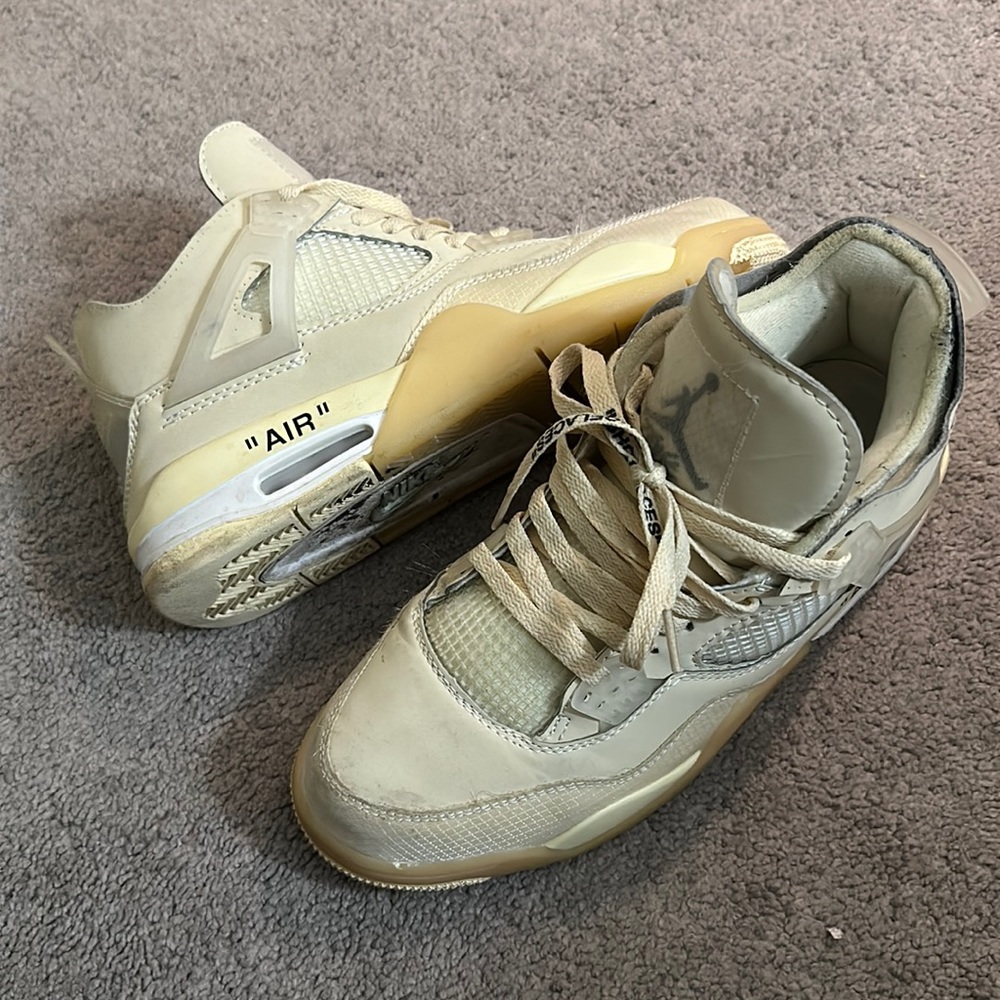 Jordan 4 Off-White Sail